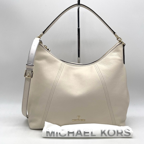 Michael Kors Sienna Large Pebbled Leather Shoulder Bag - Picture 3 of 10